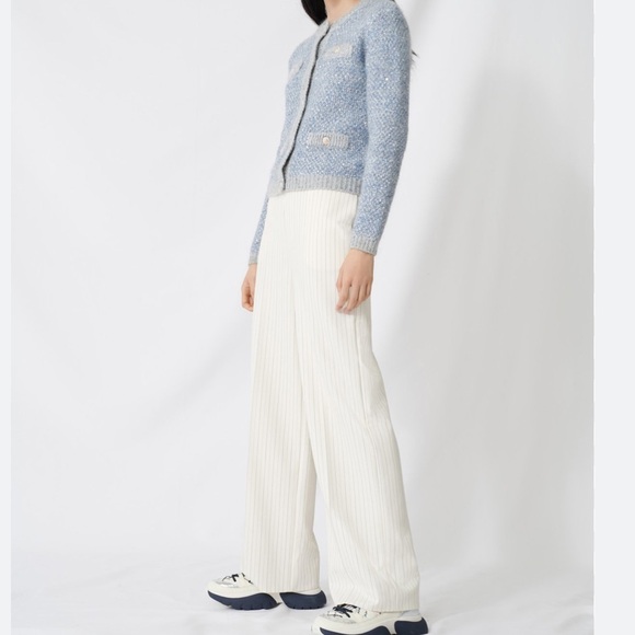 Maje
Pimpo Striped Wide-Leg Pants Size 38 US M - Picture 1 of 6